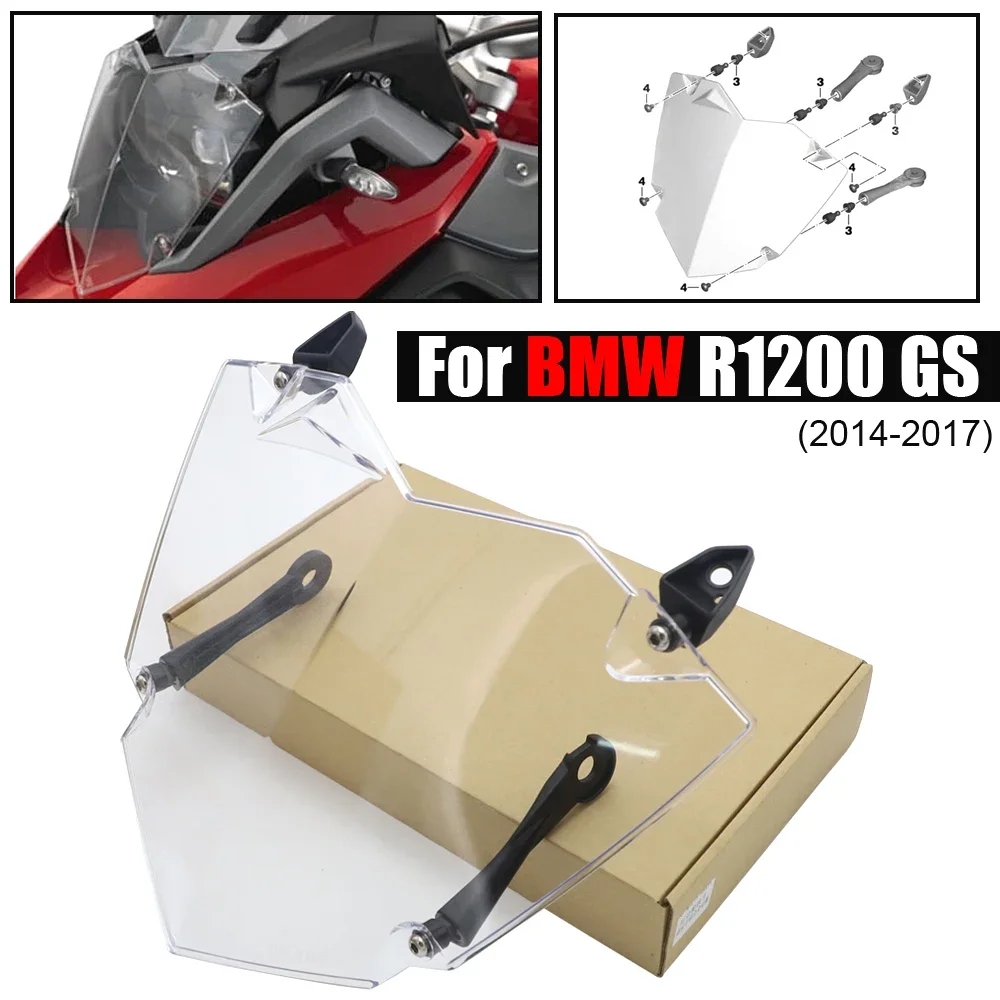 For BMW R1250GS R1200GS ADV 2013-2021 Transparent Headlight Guard Headlight Protector R1200GS Headlight Cover R 1200 1250 GS