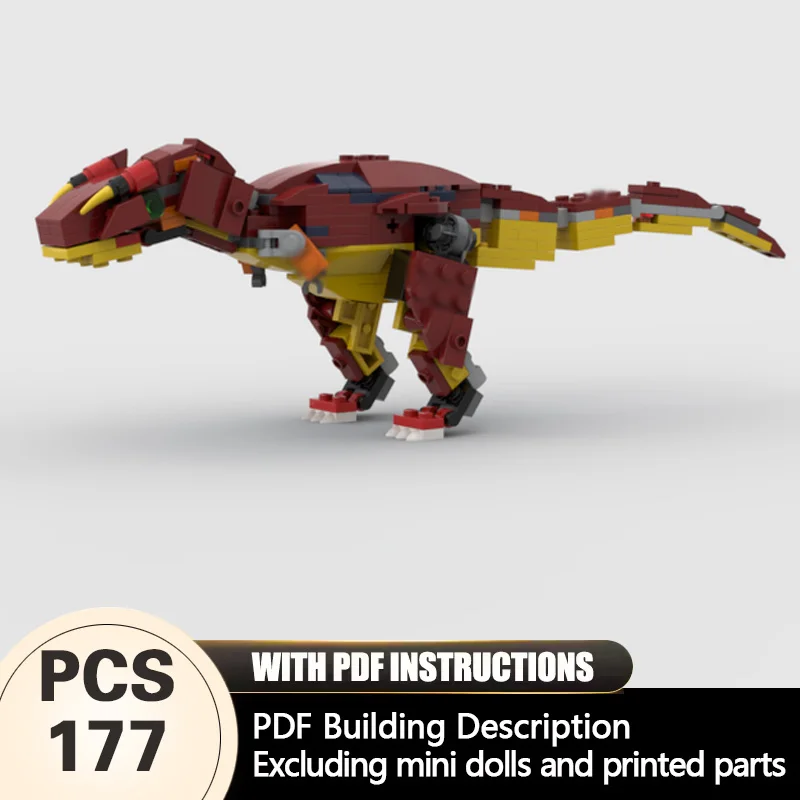 

Creators Animal Series Model MOC Building Bricks Carcharodontosaurus Modular Technology Gifts Holiday Assemble Children Toy Suit