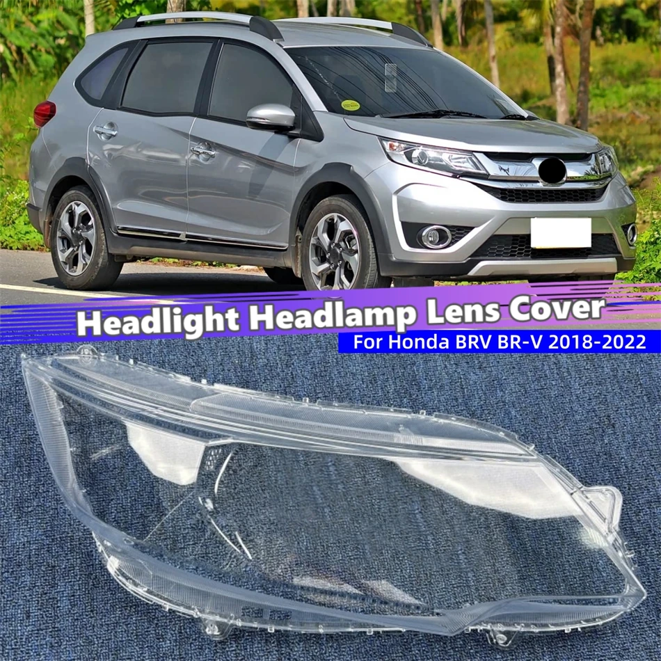 Accesorios para Honda BRV BR-V 2018 2019 2020 2021 2022, carcasa de cristal de policarbonato de alto brillo y totalmente transparente para el coche
