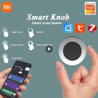 Xiaomi ZigBee Smart Knob Press Rotate Wireless Scene Switch Button Controller Battery Powered Automation Scenario Tuya Device