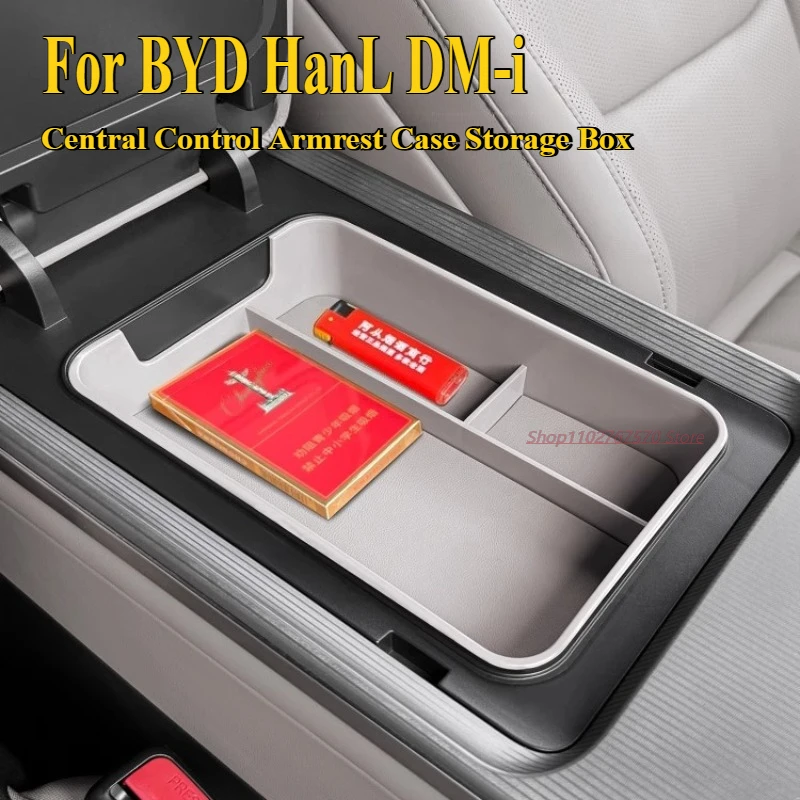 

For BYD HanL DM-i Central Control Armrest Case Storage Box Organize Car Interior Styling Modification Accessories