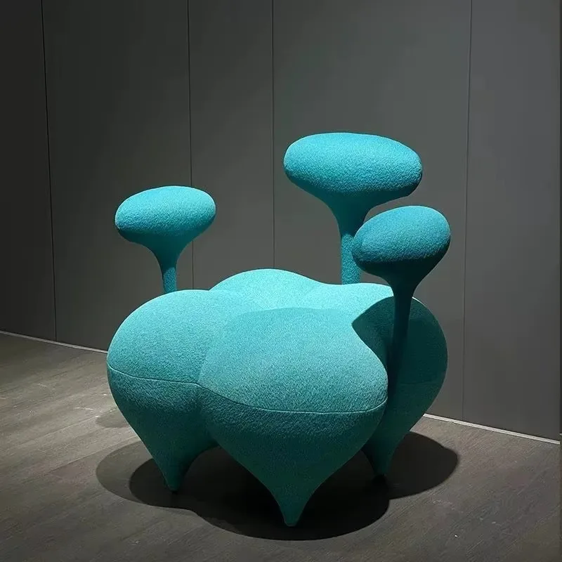 Designer Magic Balloon Lazy Single Sofa Chair, Nordic Light Luxury Leisure Sofa for Living Room Small Apartment