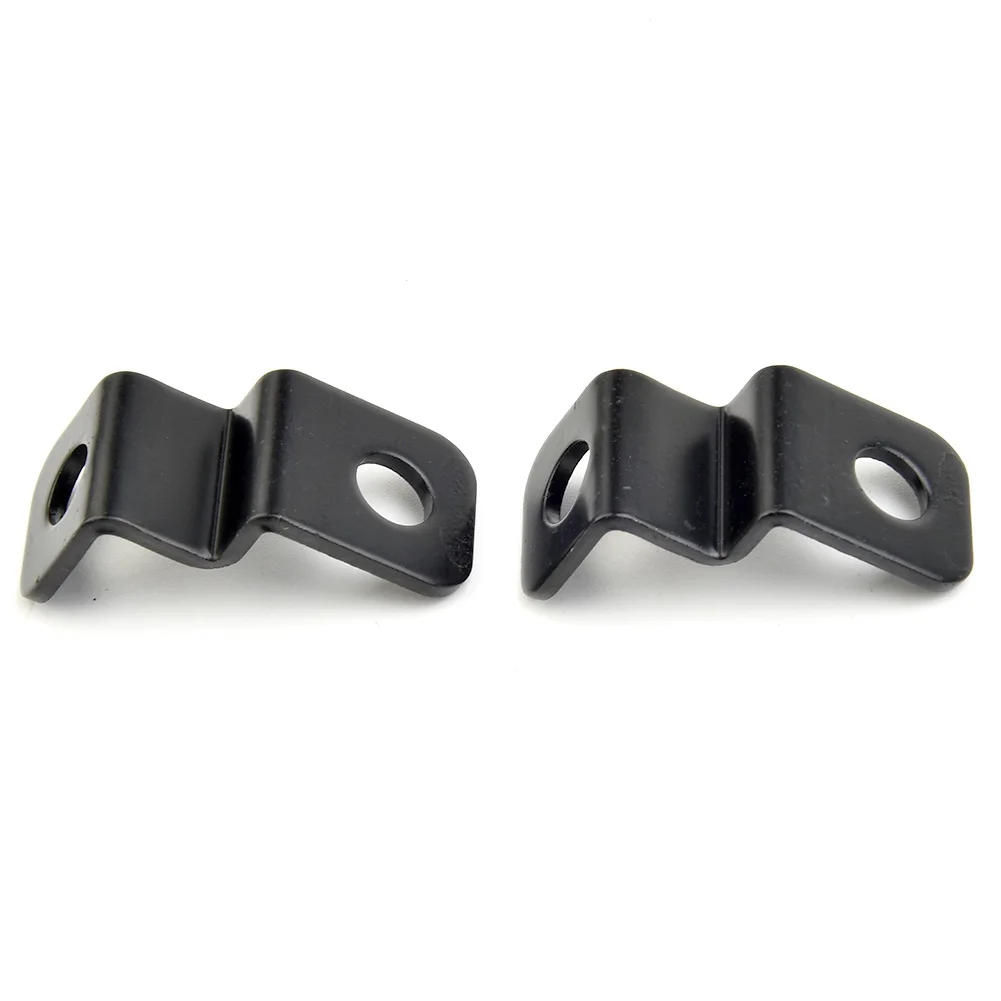 Motorcycle Turn Signal Bracket 2PCS Metal Fork Clamp for Relocation Fitment with Different Motorcycle Turn Signal Lights