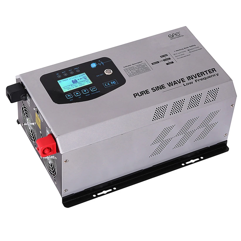 

1kw 12vdc 24vdc 48vdc solar battery charger 12v frequency converter 60hz 50hz for home use power inverter