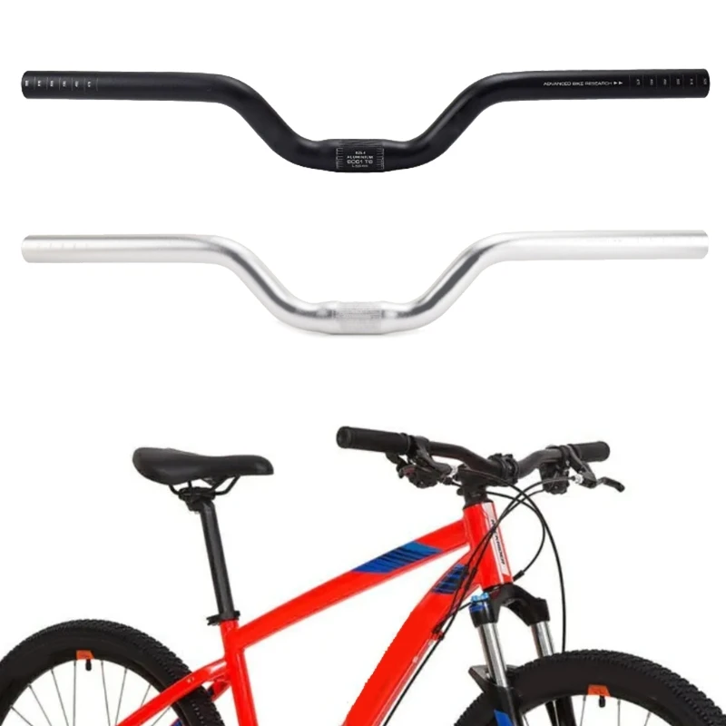 

Bicycles Risers Handlebar, Flat Risers Bar Aluminum Alloy Handlebar Mountain Bikes Risers Handlebar Ridings Replacements