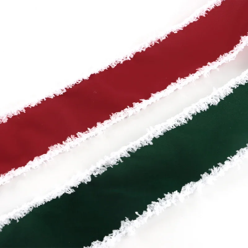 (5 jardas/rolo) 6.33cm fita peluda de natal caixa de presente de celebração de ano novo com design atmosfera foto família