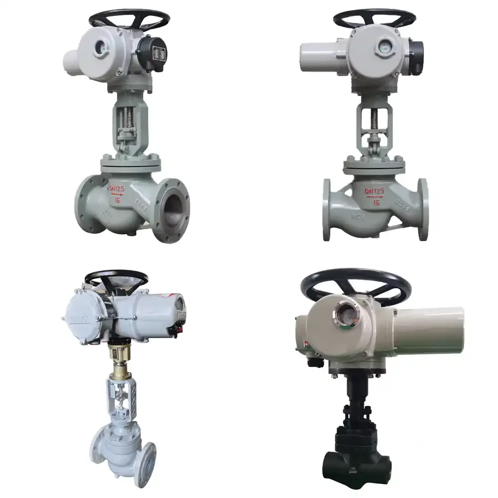 

DN100 Electric Intelligent Regulation 380V Motorized Actuator Control Multi-turn Carbon Steel Globe Valve Flange OEM