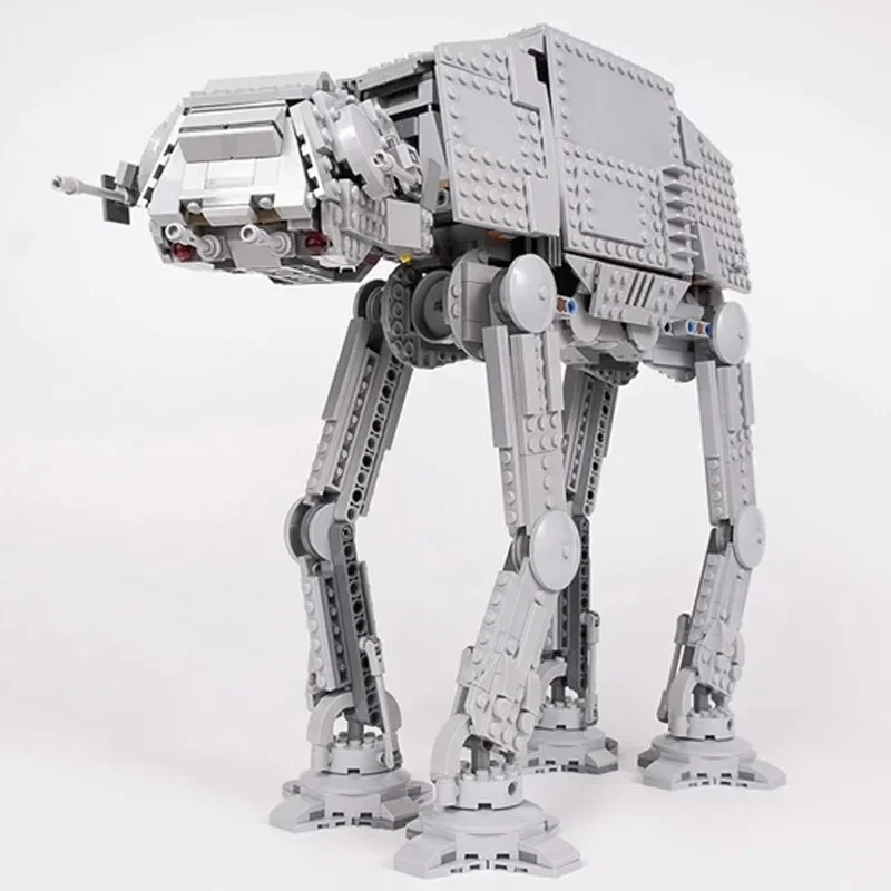 متوفر في المخزون فيلم الفضاء AT-AT مكعبات بناء نموذج DIY مع أرقام ألعاب للأطفال هدايا عيد الميلاد #2