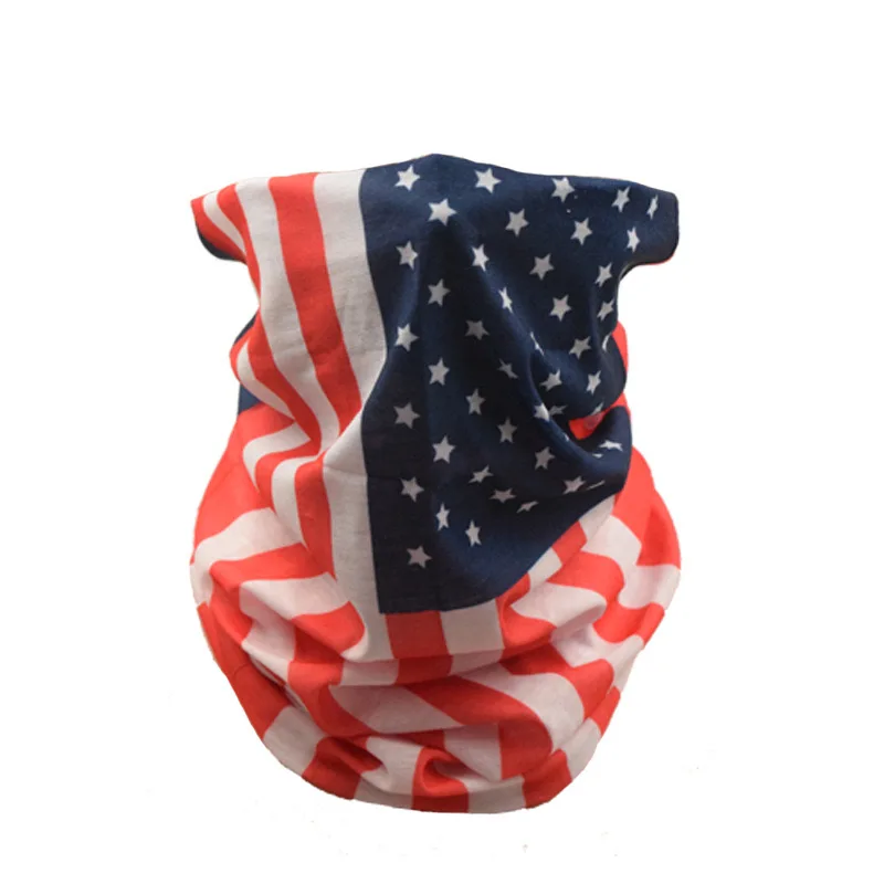 America Flag series Magic headscarf USA USscarf 25x50cm outdoor riding mask sunscreen sports variable scarf