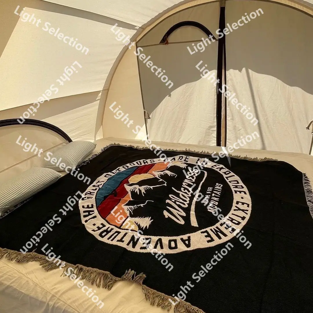 

Camping blanket outdoor camping tent decorative blanket inflatable bed hair blanket