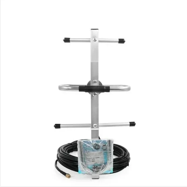 Antena de Comunicação de Longa Distância ao ar Livre Uhf 6dbi Sma Cabo de Conector Macho Rg58 433mhz