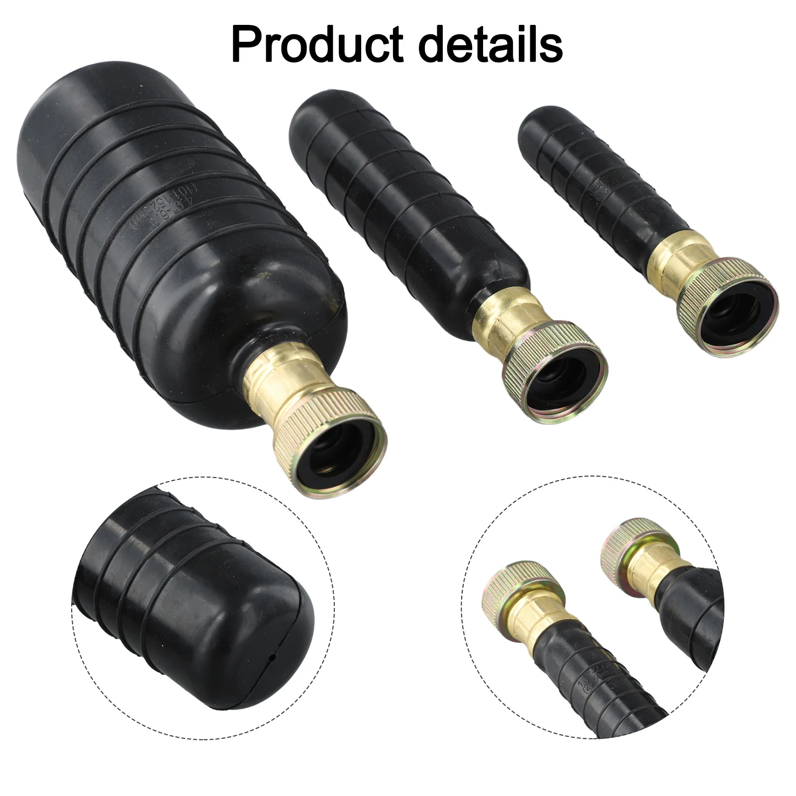 

Drain Cleaner Rubber Drain Bladders Drain Cleaning Kit User-friendly Operation For Various Types Of Drains For Home Maintenance