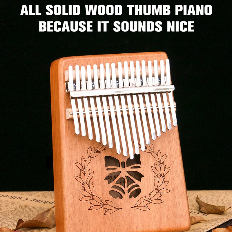 Portable 17 Keys Kalimba Thumb Piano High Quality Wood Pianoforte Musical Instruments Present For Kids Beginners Teens Adults