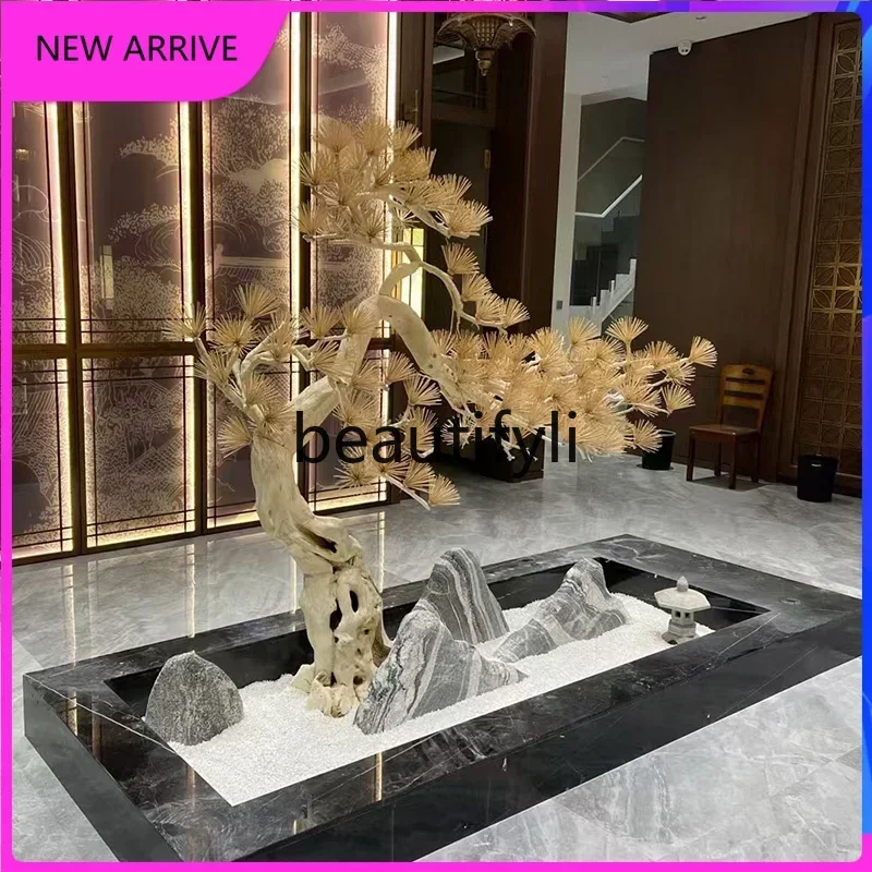 

54Simulated welcome pine pine cedar modeling landscape indoor fake tree new Chinese ornament