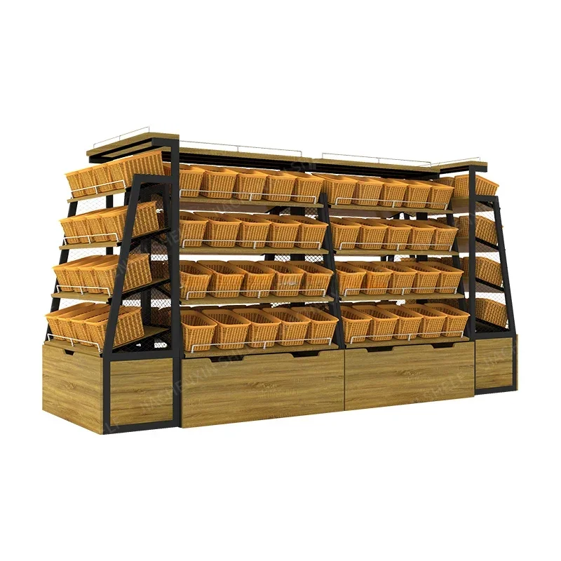 

Snack Rack Baking Store Small Food Display Shelf Supermarket Cake Shop Scattered Food Display Cabinet