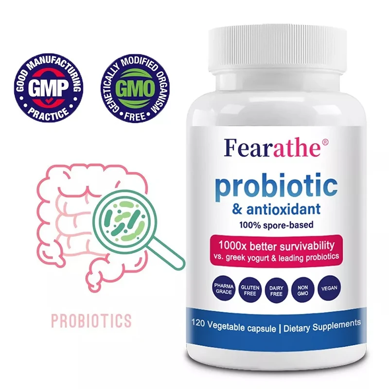 Probiotics & Antioxidants Anti-parasitic & Candida Detox Body Colon Cleanse -100% Spore-Based Probiotics for Nutrient Absorption