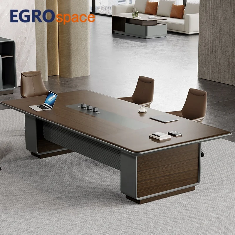 

Модульный современный стол для совещаний и конференций, популярный офисный стол для переговорных комнат