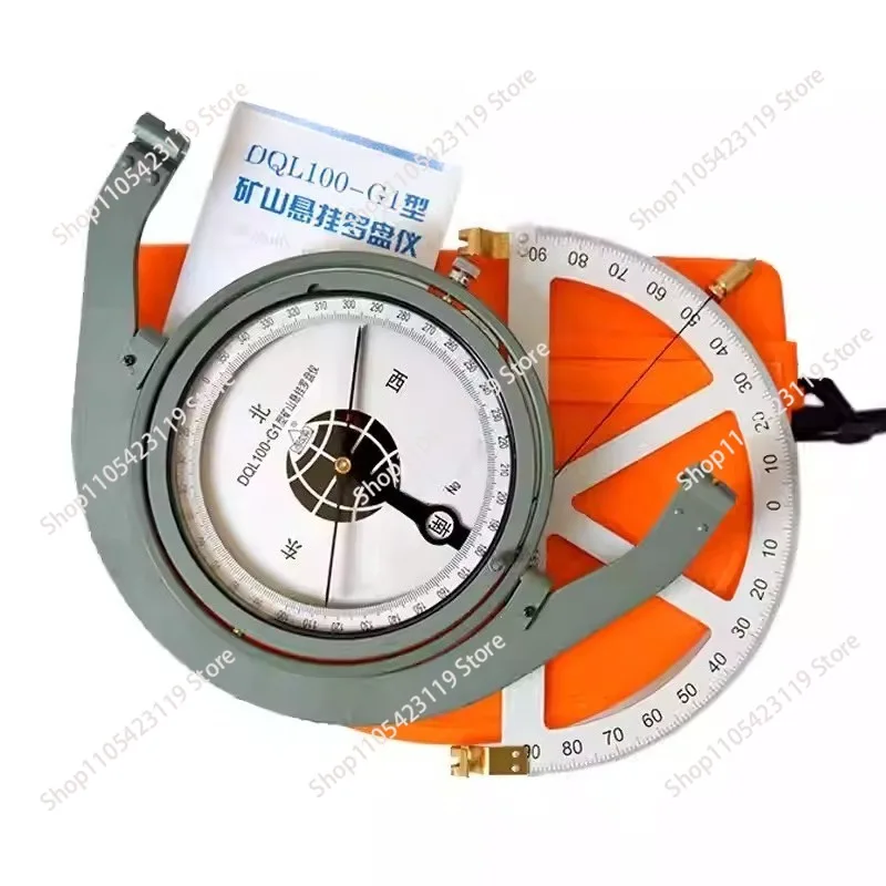 Suspended Mining Compass Precision Plastic Gradiometer Antimagnetic Mine Hanging Compass With Tilt Gauge DQL100-G1