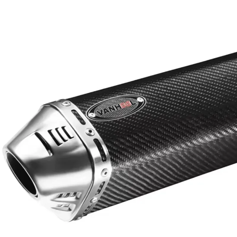 

STLF Tri Angle Shape Carbon Fibre Motorcycle Modified Universal Exhaust Muffler Stock Muffler