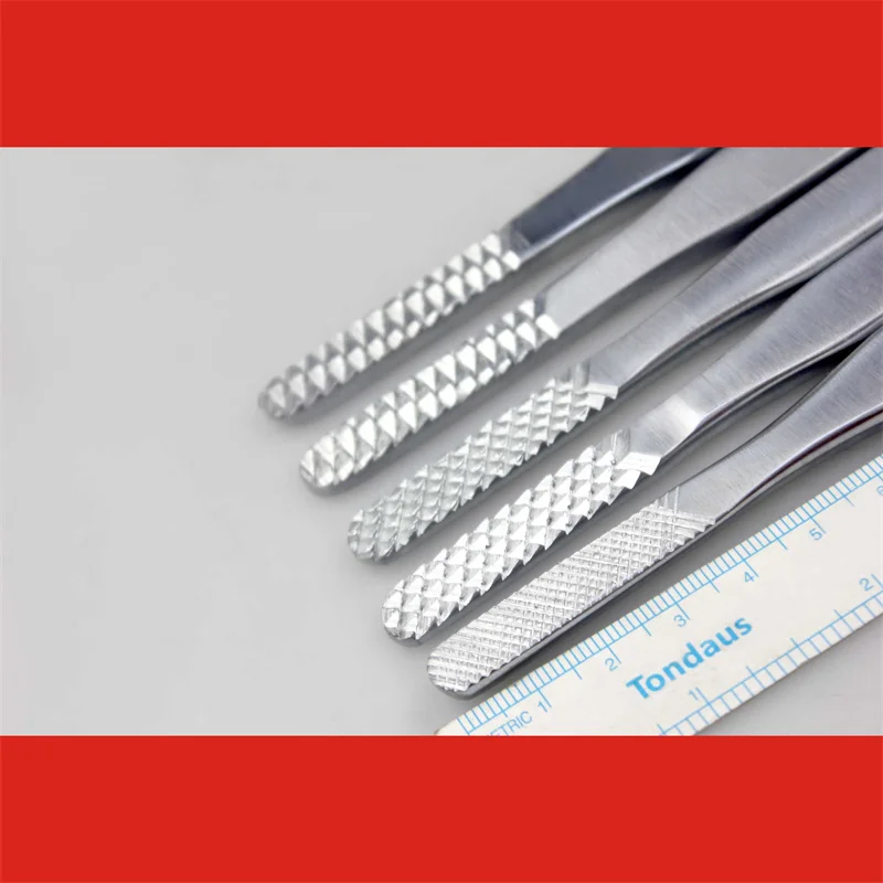 ملف عظم مسطح طبي برأسين من JZ Jinzhong ملف عظم سميك ودقيق للأسنان ملف جراحي لليدين والقدم مطحنة عظمية لتقويم العظام