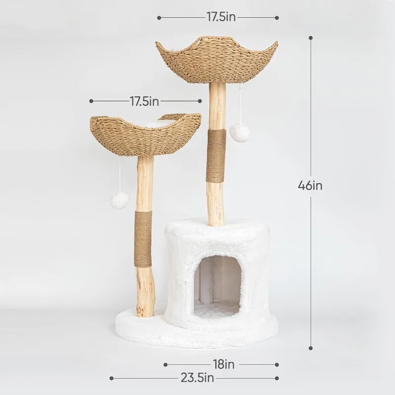 Cat Tree for Indoor Cats Large Adult 46