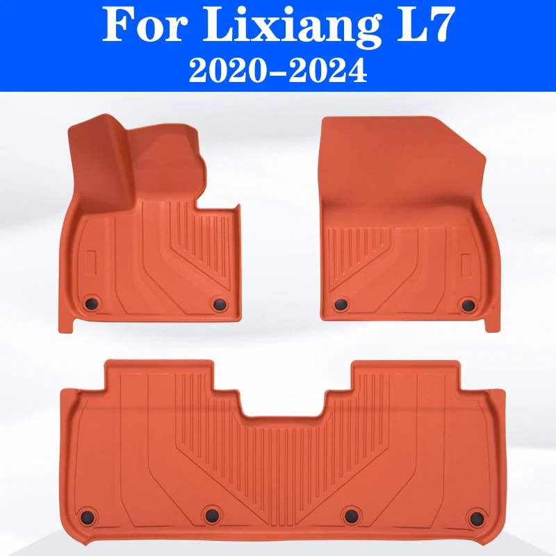 

Wholesale Car Floor Mats for Lixiang L7 2020-2024 Waterproof Non-slip Foot Pad TPE Car Carpet Black Floor Liners