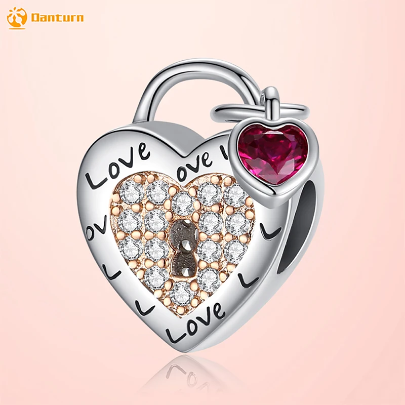 

Danturn 925 Sterling Silver Beads Bulb Center Nameplate Dangle Charm fit Snake Chain Bracelet Fashion Women Jewelry Making