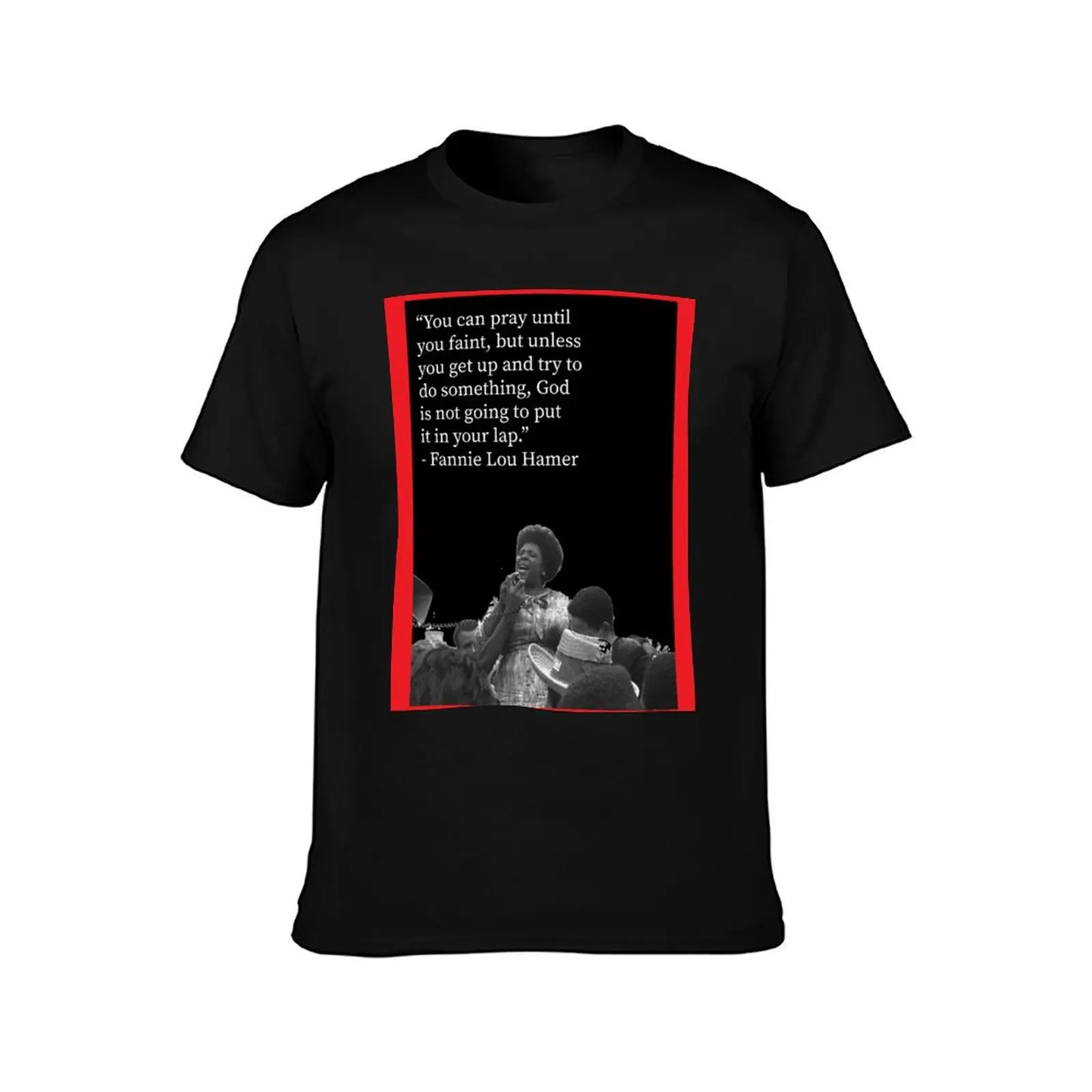 Fannie Lou Hamer T-Shirt vintage korean fashion graphics sublime Men's clothing