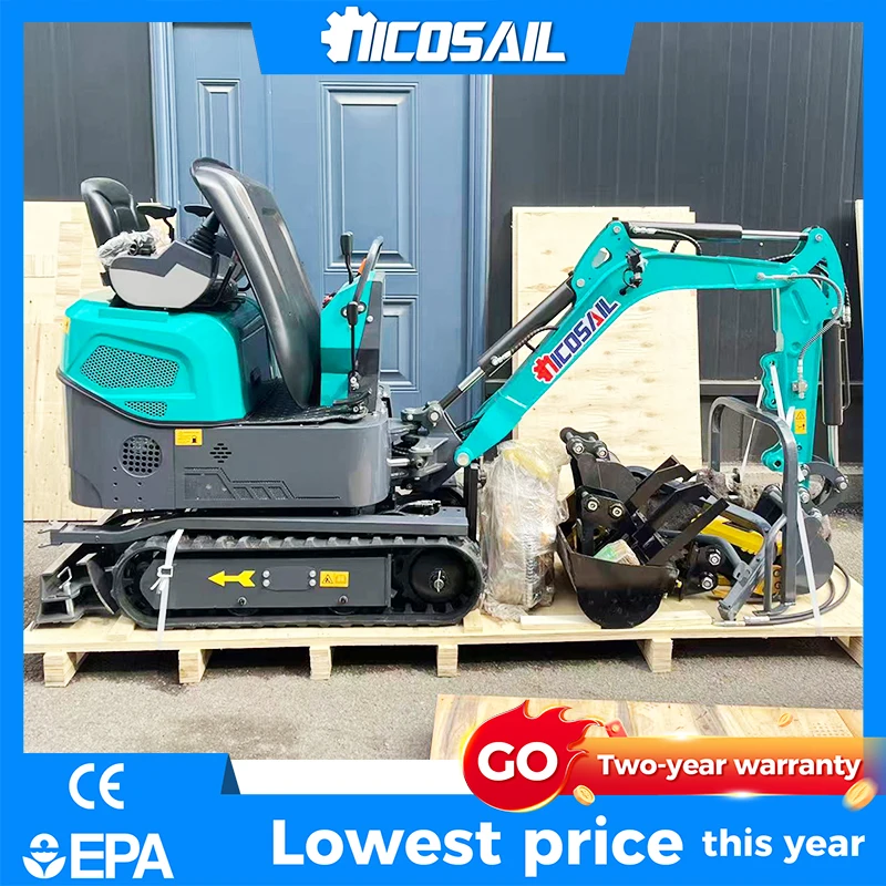 

1.2 Ton Mini Excavator China New Smallest Crawler Excavator Micro Mini Agricultural Excavator Low Price