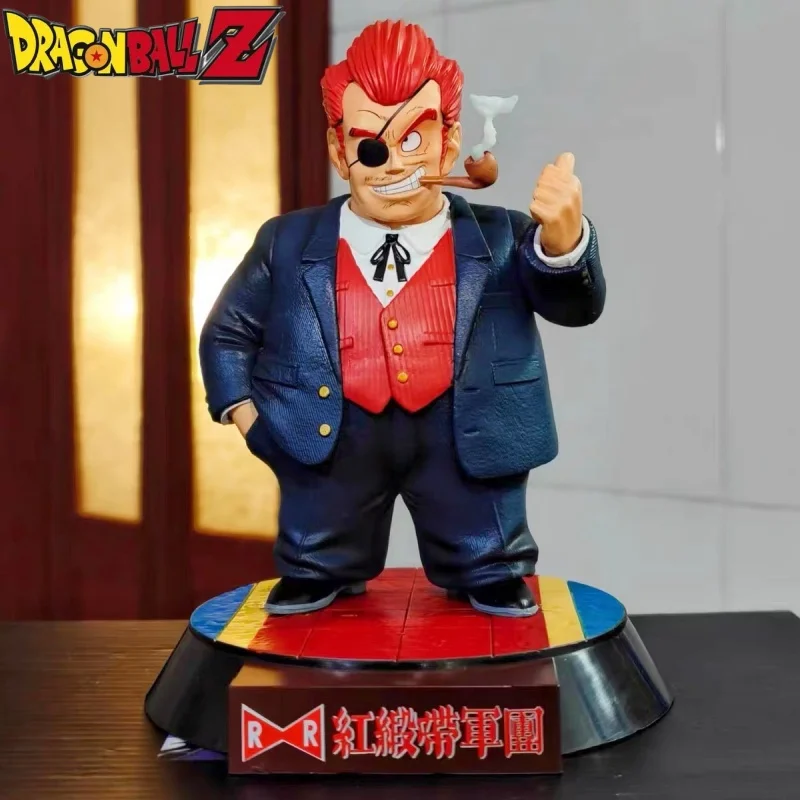 Anime Action Figure Dragon Ball Red Ribbon Army Commander Blue General Reddelicious Pvc Statue Model Collectible Toys Gifts