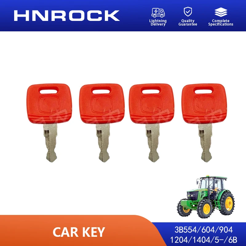 3B554/604/904/1204/1404/5-/6B Series Tractor Keys for De/e/re Tractor Parts