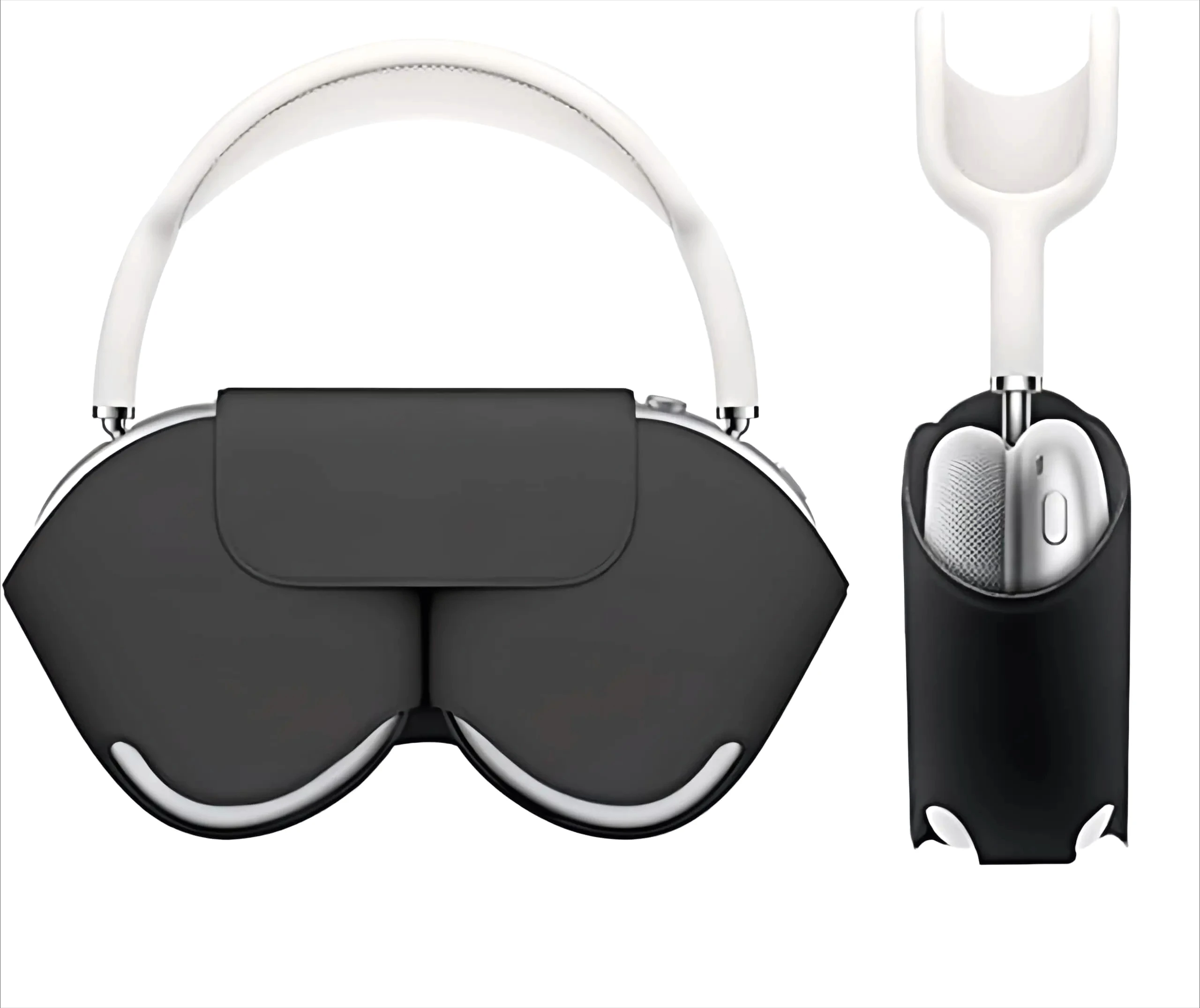 ~~For  Airpods Max 2nd Leather Case anti-scratch Cover Sleeve Protective Case For Apple Airpods Max Headphones Accessories