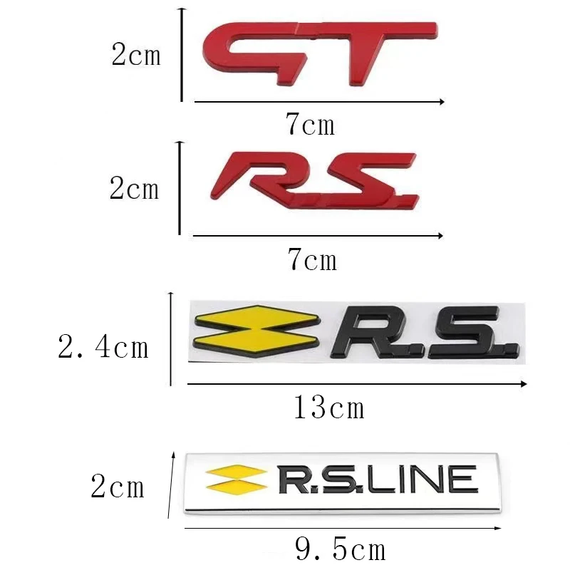 Auto Metall GT Linie Sport Abzeichen Emblem Aufkleber Aufkleber für Renault Logan Clio Megane 2 Koleos Captur Twingo Staub tuch Kadjar Kangoo