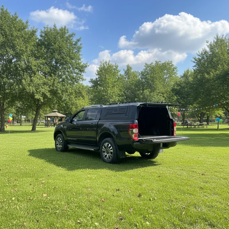 High‑Quality Waterproof Aluminum Alloy Pick‑Up Hardtop Canopy, Durable Truck Bed Cap Topper mainstream pickup vehicles