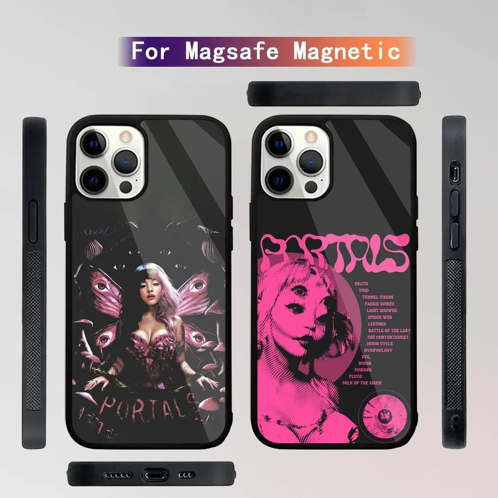 Singer M-Melanie M-Martinez P-Portal Phone Case For iPhone 16,15,14,13,12,Plus,Pro,Max Mini Magsafe Magnetic Wireless Charging