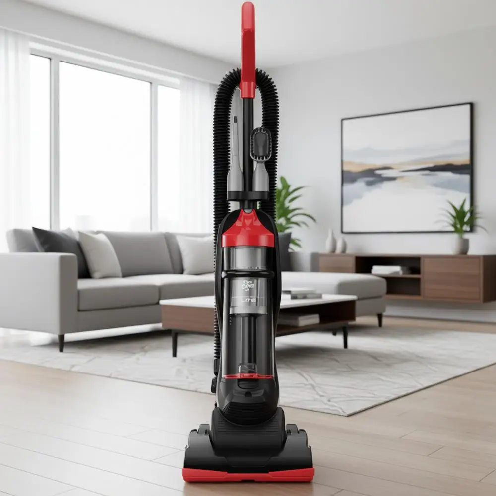 

Upright Bag Vacuum Cleaner for Carpet and Hard Floor, Powerful, Lightweight, Corded for Home Use