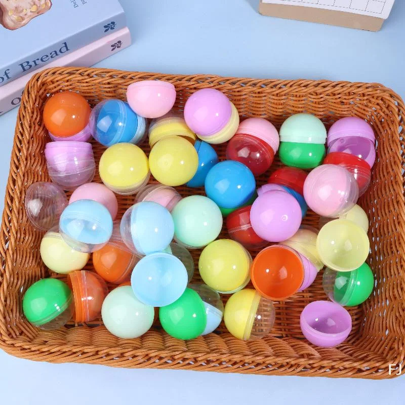 [YU]50PCS DIY Hollow Balls Plastic Ball Fillable Bauble Ornaments Home Party Gifts Box Decor Wedding Party Gifts