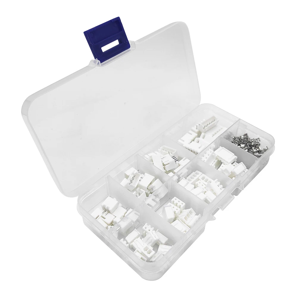 Standardized For JST PH Connection Package Includes Total of 230 Pcs Compatible with Varied Electronic Applications