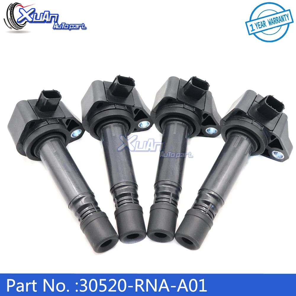 

XUAN Ignition Coil 30520-RNA-A01 For Honda Civic 1.8L Accord City CRV 2.0L 2006 2007 2008 2009 2010 2011 099700101 UF582 C1580