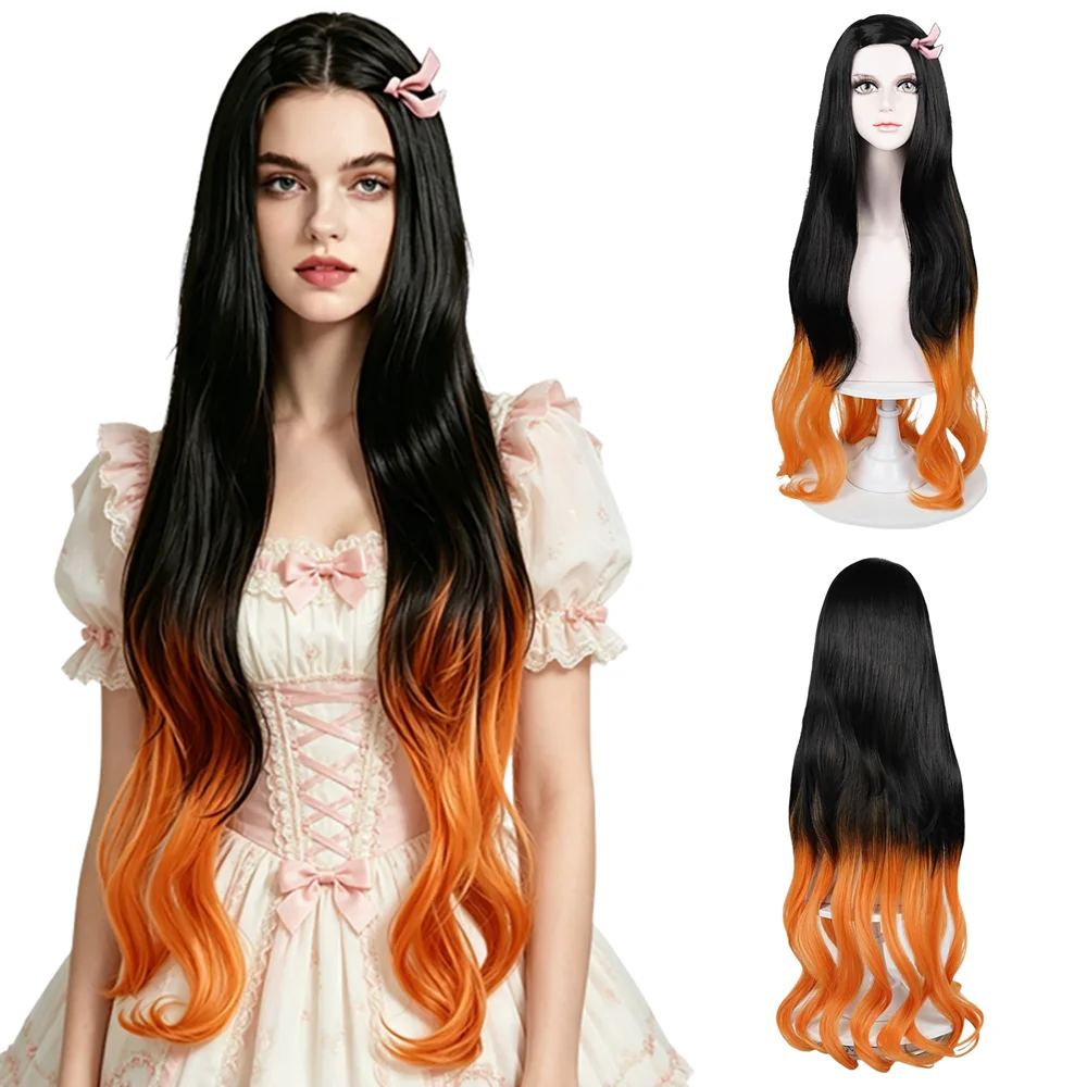 Nezuko Kamado Cosplay Wig 33