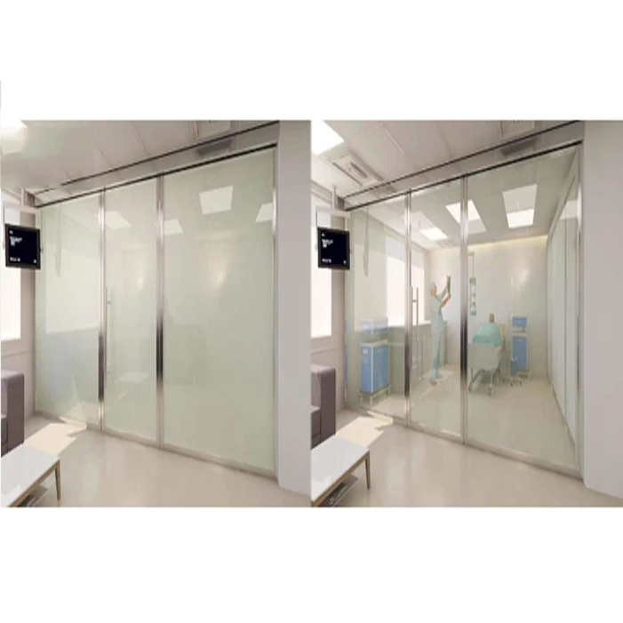 Color Changing Pet Film Privacy Glass Pdlc Color Changing Electronic Glass For Doors Windows