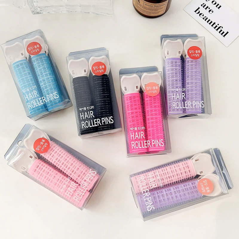 

2 шт. пушистые щипцы для завивки волос, корейская щипцы для завивки с ленивой воздушной челкой, сломанные волосы с высоким черепом, самоклеящиеся и бесследные волосы