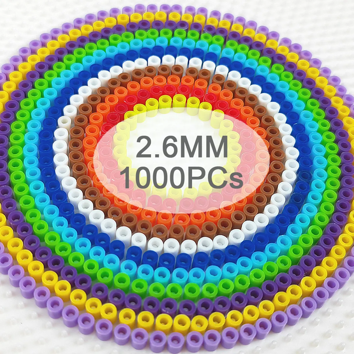 2.6mm Mini Beads 1000PCS Fuse Beads for Kids Gift Hama Beads Diy Puzzles Iron Beads High Quality