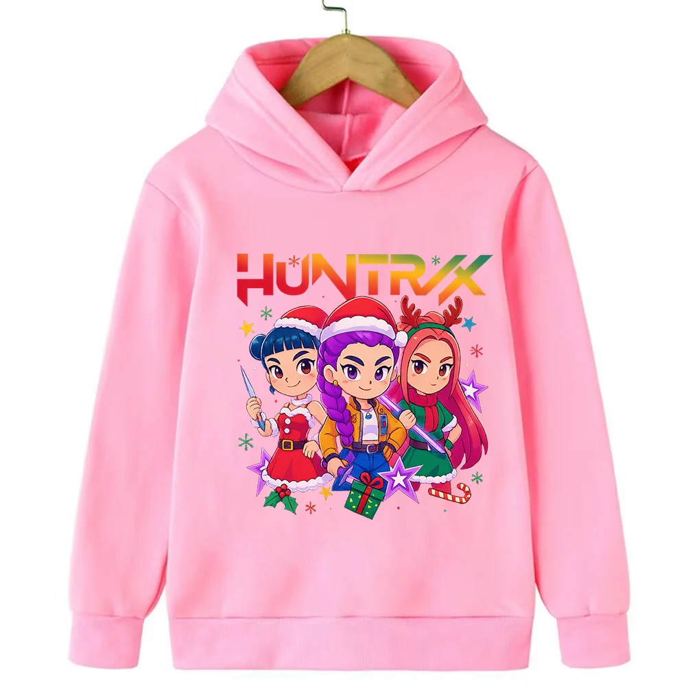 

Huntrix Girls and Demon Hunters Tiger Рождественская толстовка с капюшоном Cute Derpy Tiger Толстовка с капюшоном Huntrix для девочек Рождественская толстовка с капюшоном