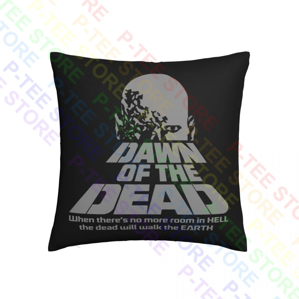 Luxury 1980'S Dawn Of The Dead Movie George Romero Zombie Throw Pillow Cover Pillowcase Natural Skin Care Comfortable