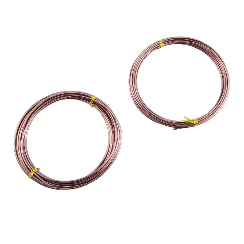 ABWZ-54 Rolls Bonsai Wires Anodized Aluminum Bonsai Training Wire With 3 Sizes (1.0 Mm,1.5 Mm,2.0 Mm),Total 147 Feet (Brown)