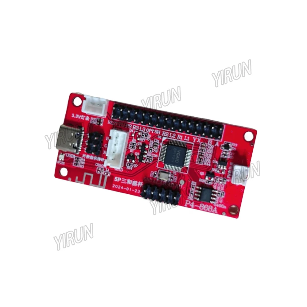 Raspberry Pi Pico Zero Delay USB Arcade Joystick Controller for PC/PS4/Switch Game Encoder Slot DIY Yinglucky Y-1130 English