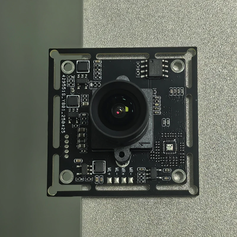 Module de webcam USB industriel avec réduction de bruit numérique adaptative 8MP 4K 95 °   FOV FF/MF Focus avec DMIC intégré, UVC, pilote gratuit
