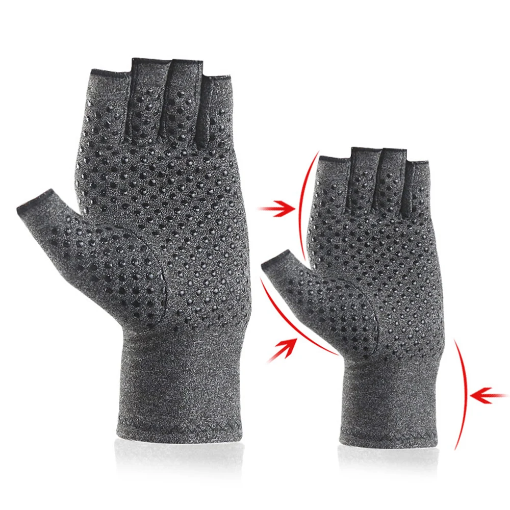 Tcare 1Pair Anti Arthritis Health Compression Therapy Gloves Rheumatoid Hand Pain Wrist Rest Sport Safety Glove Comfortable New