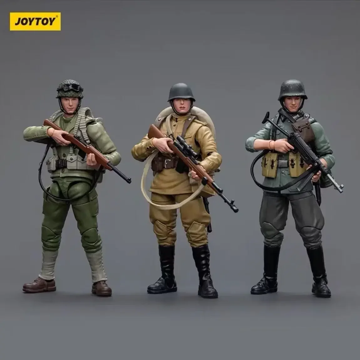 

In Stock JOYTOY Hardcore Coldplay 1/18 WWII Wehrmacht&Soviet Infantry&United States Army Action Figure Model Gifts Collection